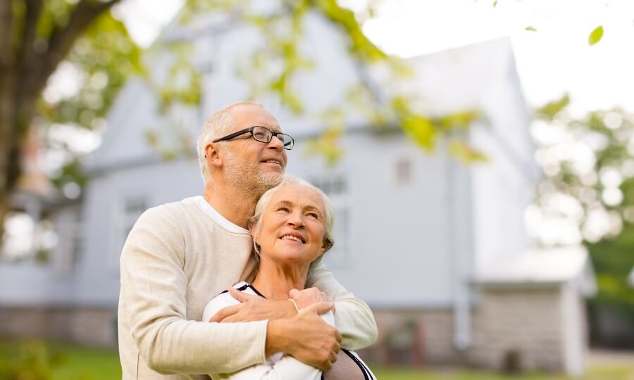 Happy relationship, couple hugging each other